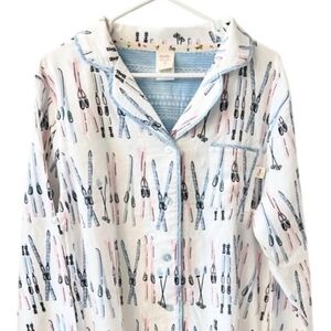 MUNKI MUNKI Skis Flannel Pajama Set